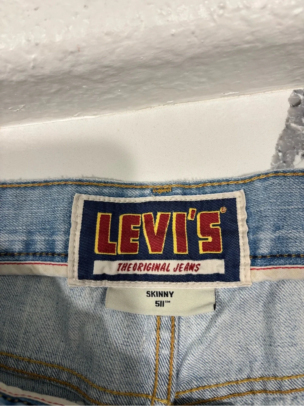 Levi's Light Blue Denim Cutoff Shorts